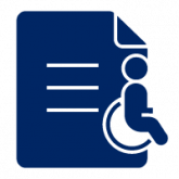silhouette of person on wheelchair